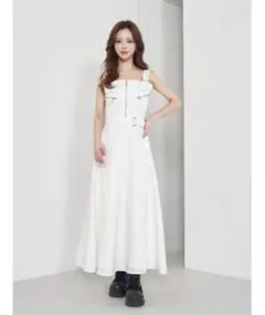 m*様 darich ナイロンジャンパーロングワンピース