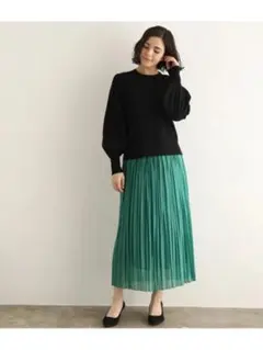 オーガンジープリーツスカート　サロンアダムエロペのサムネイル