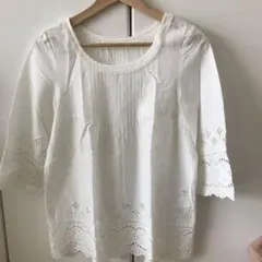 レース可愛い白シャツのサムネイル