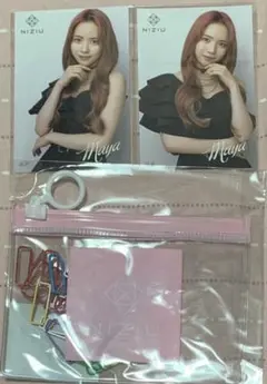 NiziU オンラインくじ ステッカー クリップ セット マヤ