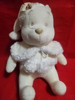 くまのプーさん　ぬいぐるみ　ホワイト　　ディズニー　disney リゾート