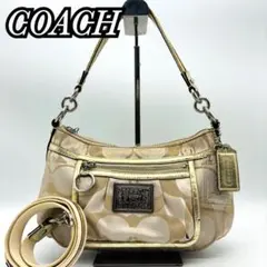 COACH Poppy Signature shoulder bag 2wayのサムネイル