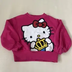 ベビードール　キティ　裏毛トレーナー　110cm