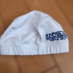 CENTRAL SPORTS 水泳帽 Mサイズ ホワイト