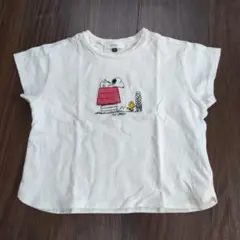 スヌーピー刺繍Tシャツ 90サイズ