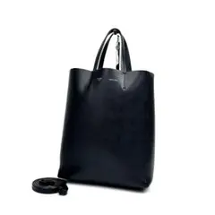 美品■セリーヌ　バーティカルカバ　スモール　トートバッグ　サフィアーノレザー　黒