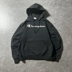 フェード Champion チャンピオン ビッグロゴパーカー ブラック XL