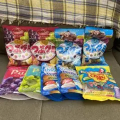 お菓子 グミ 詰め合わせ まとめ売り つぶグミ ピュレグミ ハイチュウ 合計9個のサムネイル