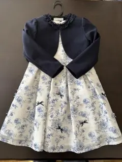 【美品】CHOPIN 花柄ワンピースとジャケットセット