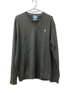 値下げ！POLO Ralph Lauren ブラック Vネックセーター　L