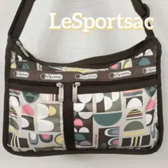 LeSportsac 幾何学模様 ショルダーバッグ DELUXEVERYDAY