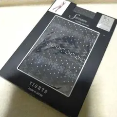 日本製Stream柄タイツ M 〜 L