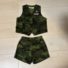 迷彩柄 ベスト ショートパンツ セット　80cm 90cm