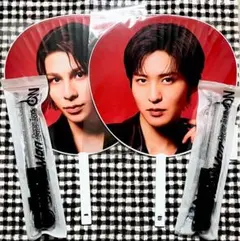 SnowMan 目黒蓮　ラウール　ON うちわ、ペンライト