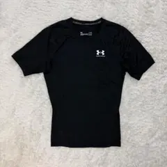 アンダーアーマー UNDER ARMOR コンプレッションTシャツ ブラック L