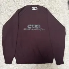 CDG コムデギャルソン ロゴニット ブラックL CDG コムデギャルソン ロゴニット ブラックL - メルカリ