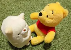 くまのプーさん＆すみっコぐらし（ネコ）のぬいぐるみセット