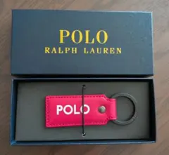 POLO RALPH LAUREN 赤 キーホルダー　キーリング