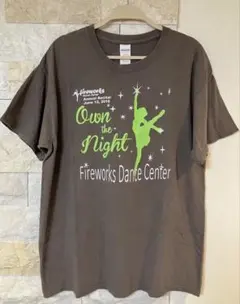 GILDAN バレエ 両面プリントTシャツ L 茶