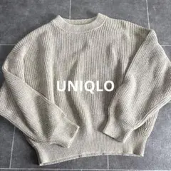 美品⭐︎UNIQLO ユニクロ　コットンニット　プルオーバー