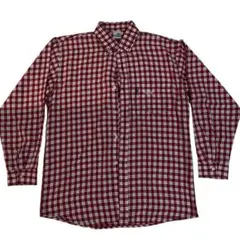 希少 90s USA製 STUSSY ボタンダウン チェックシャツ L 紺タグ