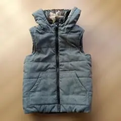 GLOBAL WORK リバーシブルダウンベスト