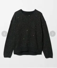 【未使用】【green label relaxing】スパンコールニット