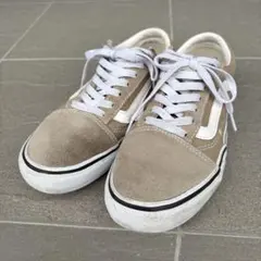 vans バンズ　オールドスクール　ベージュ　24.5センチ　スニーカーのサムネイル
