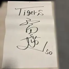Hanshin Tigers 富田蓮選手サイン入りカレンダー 11月、12月のみ