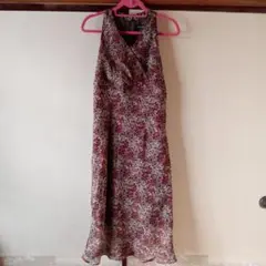 花柄ロングワンピース