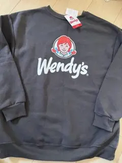 新品タグ付きWendy's 裏起毛ロゴトレーナー Mサイズ