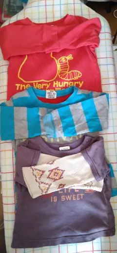 ロンT 長袖 3枚セット 80 90