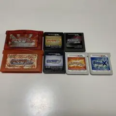 ポケモンHGSS含む7本セット GBA DS 3DS