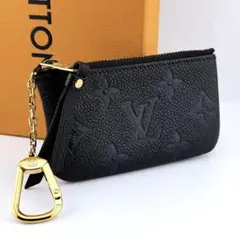 【極美品】ルイヴィトン モノグラムアンプラント ポシェットクレ ノワール 小銭入