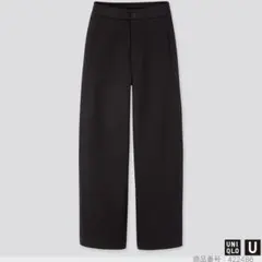 【値下げ】ワイドフィットカーブジャージーパンツ ブラック