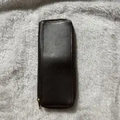 丸善東京　MARUZEN TOKYO ブラウン レザー 筆箱 革　ペンケース