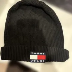 TOMMY JEANS ブラックニット帽値下げ依頼可能のサムネイル