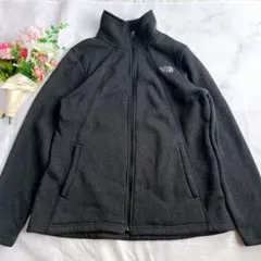 希少✨ノースフェイス XL セーター フリース ジャケット グレー レディース