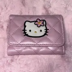 90's 当時物 ハローキティ キルティングカードケース 定期 カオハナ