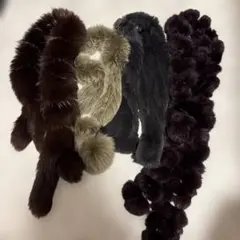 ファー マフラー 4色セットのサムネイル
