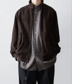 25AW ssstein シュタイン ヌバック レザーハリントンジャケット S 