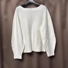 UNIQLO ホワイト 長袖ニット レディースXL