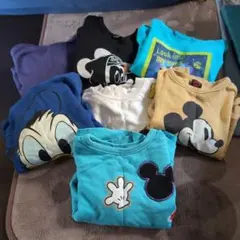 ☆ディズニーキッズトレーナーまとめ売り☆BABYDOLL7点セット120.130