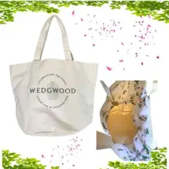 WEDGWOOD キャンバス大容量 ナチュラル エコバッグ 260周年記念