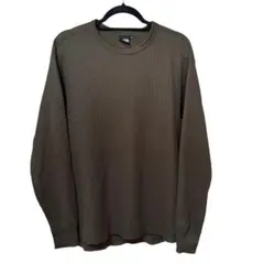 【美品】THE NORTH FACE ワッフル編み長袖 XL NT62032