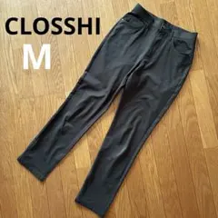 しまむら　CLOSSHI テーパードパンツ　ボトムス　レディース　M カーキ系のサムネイル