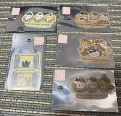 ちいかわベーカリー スマホに貼れるサイズのステッカー 5点セット