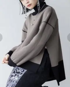☆スーパーセール☆早い者勝ち！リバーシブルハイネックニット HARE 【美品】
