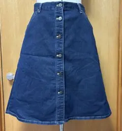 【美品】ユニクロ ストレッチデニム スカート