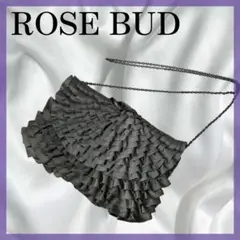 美品✨ROSEBUD ローズバッド　フリル　カーキ　ショルダーバッグ　クラッチのサムネイル